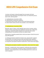 HESI LPN Comprehensive Exit Exam - (Verified Answers )