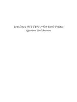 2023/2024 ATI TEAS 7 Test Bank: Practice Questions And Answers