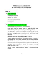 BIOS 252 Unit 8 Final Exam STUDY GUIDE BE READY FOR THE EXAM: USE THIS GUIDE