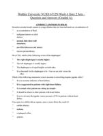 NURS 6512N Week 6 Quiz 2 Sets  Question and Answers