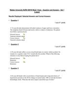 NURS 6501N Week 3 Quiz  Question and Answers  Set 1