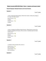 NURS 6501N Week 11 Quiz 3  Question and Answers