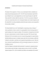 Leadership and Governance for Advanced Clinical Practice