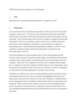 7HW015 Proposal for an Integrative review of literature