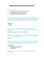 NSG 6420 Final Exam Week 10  Question and Answers