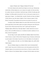 Analysis of Ramdas Lambs Religions Definitely NOT the Same