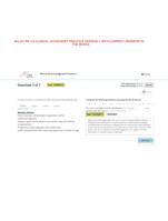 NCLEX RN  CLINICAL JUDGEMENT PRACTICE VERSION 1