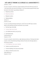 ATI ADULT MEDICAL SURGICAL ASSESSMENT 2