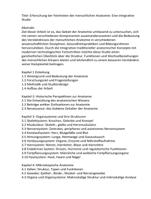 Diplomarbeit ber Anatomie (Deutsch)