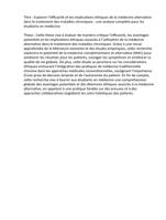 Mmoire de mdecine pour tudiants (franais)