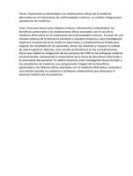 Tesis mdica para estudiantes (espaol)