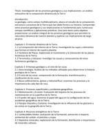 Tesis de geologa para estudiantes (espaol)