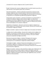 L'volution des croyances religieuses dans la socit moderne  (10 essays)
