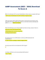 AARP Assessment (2023  2024) Download To Score A