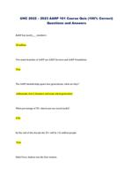 UHC 2022  2023 AARP 101 Course Quiz (100% Correct) Questions and Answers