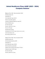 United Healthcare Plans AARP (2023  2024) Complete Solution