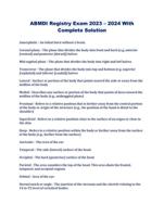 ABMDI Registry Exam 2023  2024 With Complete Solution