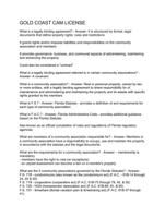 GOLD COAST CAM LICENSE QUESTIONS