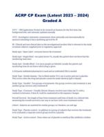 ACRP CP Exam (Latest 2023  2024) Graded A