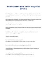 West Coast EMT Block 4 Exam Study Guide (Rated A)
