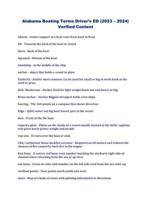 Alabama Boating Terms Drivers ED (2023  2024) Verified Content