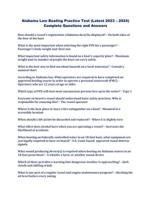 Alabama Law Boating Practice Test (Latest 2023  2024) Complete Questions and Answers