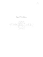 Changes in Medical Education since 1800s