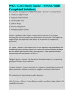 WGU C215 Study Guide  FINAL With Completed Solutions