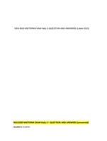 NSG 6020 MIDTERM EXAM Help 2QUESTION AND ANSWERS (Latest 2023)