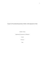 Prepare for Presentation/Interpretation of Child's Art/Developmental Art Show