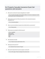 NJ Property/ Casualty Insurance Exam Set LATEST 2024 ACTUAL EXAM 358 QUESTIONS AND CORRECT DETAILED ANSWERS WITH RATIONALES|ALREADY GRADED A+