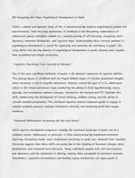 Psychological development in youth