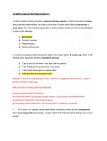 ATI Mental Health Proctored Exam 2019