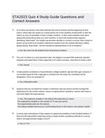 STA2023 Quiz 4 7 CORRECTLY ANSWERED QUESTIONS LATEST UPDATE