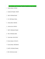 Ionic Names and Formulas Practice Questions And Answers