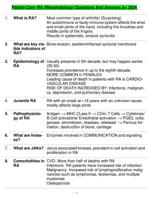 Patietn Care- RA (Rheumatology) Questions And Answers A+ 2024