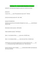 Nonlinear PK  Chaturvedula Questions & Answers