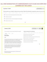 ATI COMPREHENSIVE EXIT EXAM WITH NGN FINAL UPDATED VERSION FOR 2023-2024 VERIFIED SOLUTIONS