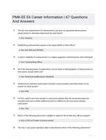 PMK-EE E6 Career Information | 67 Questions And Answers