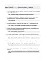 LETRS Unit 5 - 8 Pretest Already Passed