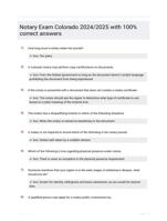 Colorado Notary Exam 2023.