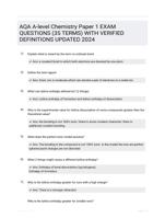 AQA A-level CHEMISTRY 7405/1  Paper 1 Inorganic and Physical Chemistry Mark scheme June 2023  Version: 1.0 Final