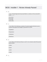 BICSI - Installer 1 - Review Already Passed