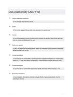 COA exam study (JCAHPO)
