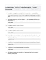 Assessment 6.2 Study Guide Graded A+