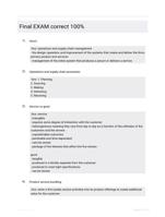 Final Exam - Questions & Answers (Rated A+) 100% Guaranteed Best Update 2024