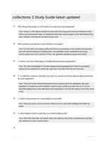 collections 2 Study Guide latest updated