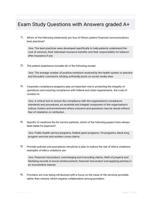 Exam Study Questions with Answers graded A+