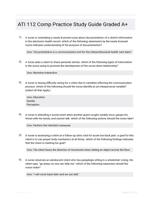 ATI 112 Comp Practice Study Guide Graded A+