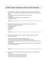 CAIB 4 Exam Questions with Correct Answers